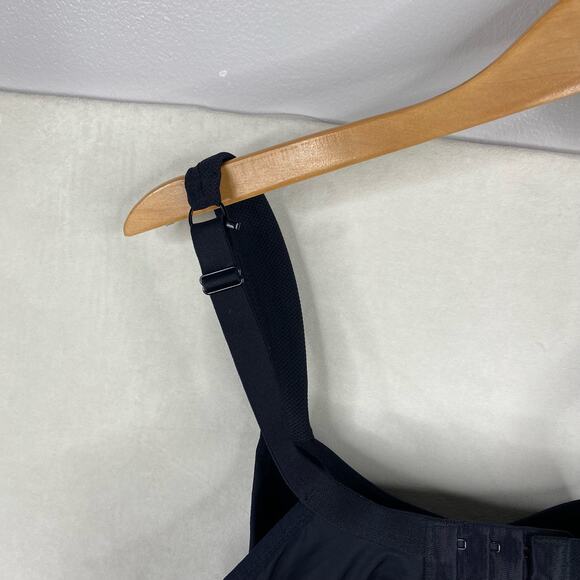 Panache Sport Black High Impact Sports Bra Adjustable Padded Size 34D - Picture 4 of 5